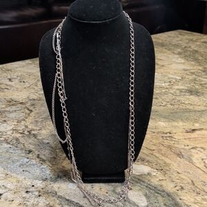Elegant Silver Chain Necklace